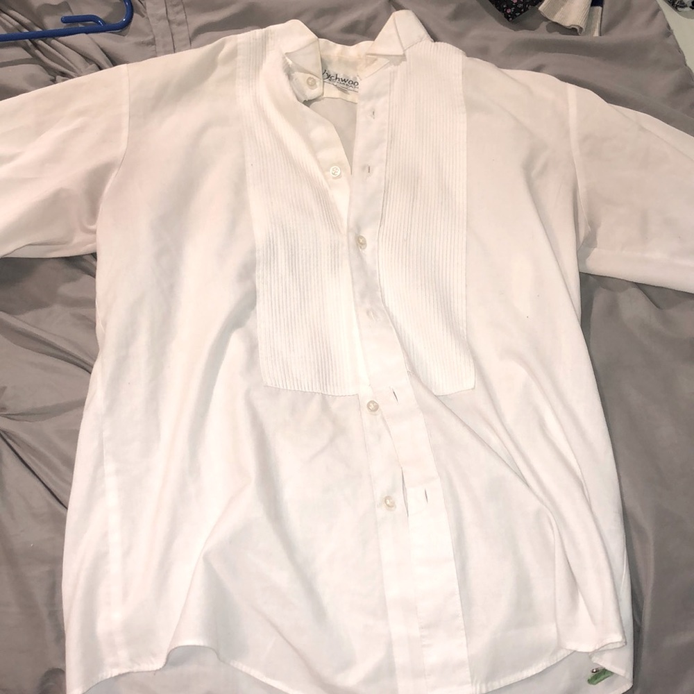 White tuxedo shirt